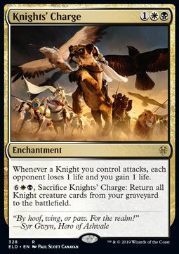 Knights' Charge - Throne of Eldraine: Extras (Rare) [XELD-328] - JotaCards - Tu Tienda de TCG