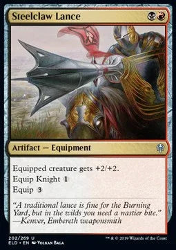 Steelclaw Lance - Throne of Eldraine (Uncommon) [ELD-202] - JotaCards - Tu Tienda de TCG
