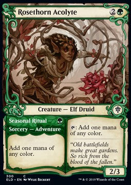 Rosethorn Acolyte // Seasonal Ritual - Throne of Eldraine: Extras (Common) [XELD-300] - JotaCards - Tu Tienda de TCG