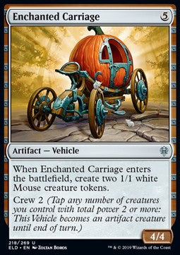 Enchanted Carriage - Throne of Eldraine (Uncommon) [ELD-218] - JotaCards - Tu Tienda de TCG