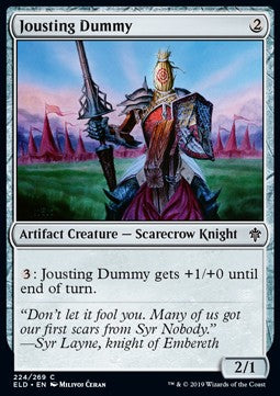 Jousting Dummy - Throne of Eldraine (Common) [ELD-224] - JotaCards - Tu Tienda de TCG