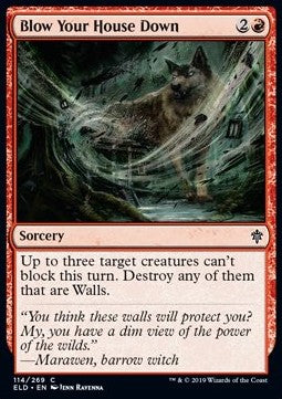 Blow Your House Down - Throne of Eldraine (Common) [ELD-114] - JotaCards - Tu Tienda de TCG
