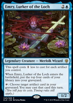 Emry, Lurker of the Loch - Throne of Eldraine (Rare) [ELD-43] - JotaCards - Tu Tienda de TCG