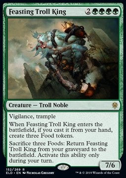 Feasting Troll King - Throne of Eldraine (Rare) [ELD-152] - JotaCards - Tu Tienda de TCG