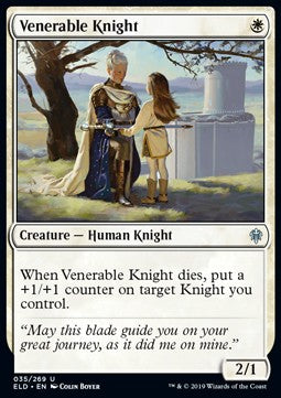 Venerable Knight - Throne of Eldraine (Uncommon) [ELD-35] - JotaCards - Tu Tienda de TCG