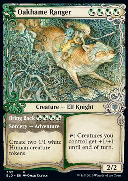 Oakhame Ranger // Bring Back - Throne of Eldraine: Extras (Uncommon) [XELD-302] - JotaCards - Tu Tienda de TCG