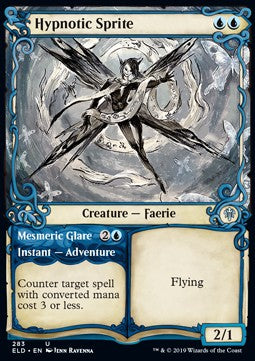 Hypnotic Sprite // Mesmeric Glare - Throne of Eldraine: Extras (Uncommon) [XELD-283] - JotaCards - Tu Tienda de TCG