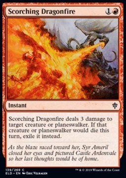 Scorching Dragonfire - Throne of Eldraine (Common) [ELD-139] - JotaCards - Tu Tienda de TCG