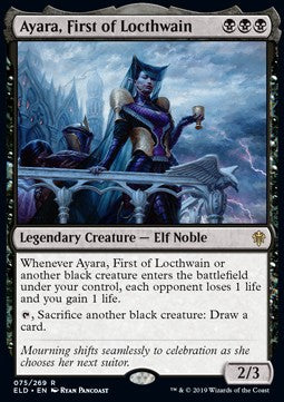 Ayara, First of Locthwain - Throne of Eldraine (Rare) [ELD-75] - JotaCards - Tu Tienda de TCG
