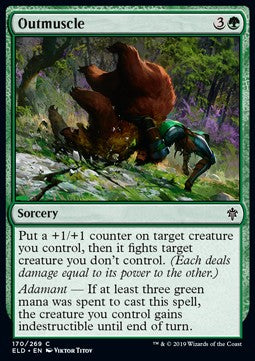 Outmuscle - Throne of Eldraine (Common) [ELD-170] - JotaCards - Tu Tienda de TCG