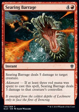 Searing Barrage - Throne of Eldraine (Common) [ELD-140] - JotaCards - Tu Tienda de TCG