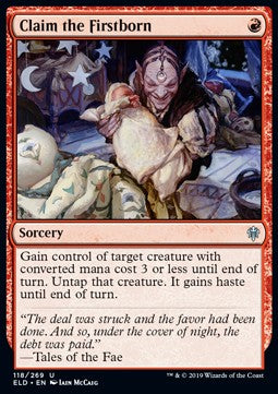 Claim the Firstborn - Throne of Eldraine (Uncommon) [ELD-118] - JotaCards - Tu Tienda de TCG