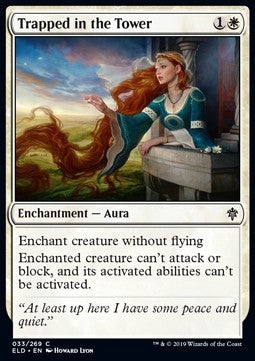 Trapped in the Tower - Throne of Eldraine (Common) [ELD-33] - JotaCards - Tu Tienda de TCG