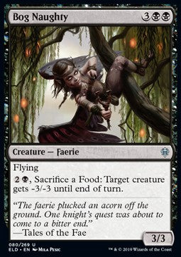 Bog Naughty - Throne of Eldraine (Uncommon) [ELD-80] - JotaCards - Tu Tienda de TCG