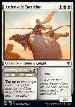 Ardenvale Tactician // Dizzying Swoop - Throne of Eldraine (Common) [ELD-5] - JotaCards - Tu Tienda de TCG