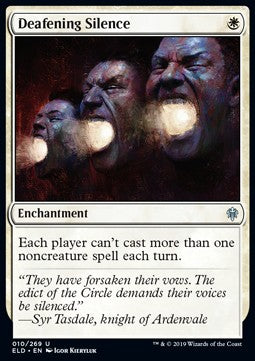 Deafening Silence - Throne of Eldraine (Uncommon) [ELD-10] - JotaCards - Tu Tienda de TCG