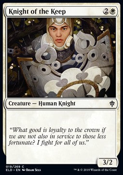 Knight of the Keep - Throne of Eldraine (Common) [ELD-19] - JotaCards - Tu Tienda de TCG