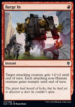 Barge In - Throne of Eldraine (Common) [ELD-112] - JotaCards - Tu Tienda de TCG
