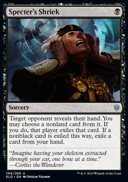Specter's Shriek - Throne of Eldraine (Uncommon) [ELD-106] - JotaCards - Tu Tienda de TCG