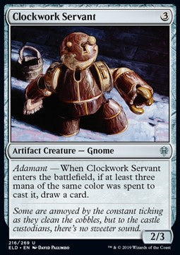 Clockwork Servant - Throne of Eldraine (Uncommon) [ELD-216] - JotaCards - Tu Tienda de TCG