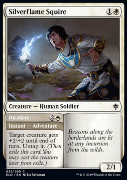 Silverflame Squire // On Alert - Throne of Eldraine (Common) [ELD-31] - JotaCards - Tu Tienda de TCG