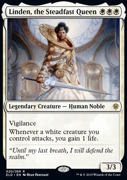 Linden, the Steadfast Queen - Throne of Eldraine (Rare) [ELD-20] - JotaCards - Tu Tienda de TCG