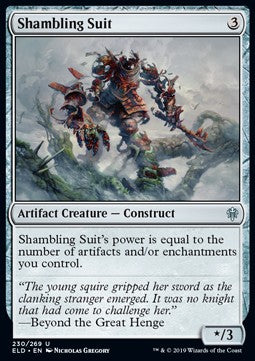 Shambling Suit - Throne of Eldraine (Uncommon) [ELD-230] - JotaCards - Tu Tienda de TCG
