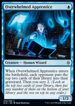 Overwhelmed Apprentice - Throne of Eldraine (Uncommon) [ELD-60] - JotaCards - Tu Tienda de TCG