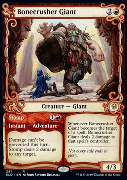Bonecrusher Giant // Stomp - Throne of Eldraine: Extras (Rare) [XELD-291] - JotaCards - Tu Tienda de TCG