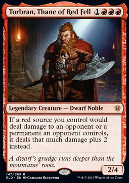 Torbran, Thane of Red Fell - Throne of Eldraine (Rare) [ELD-147] - JotaCards - Tu Tienda de TCG