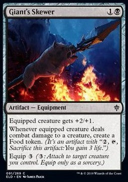 Giant's Skewer - Throne of Eldraine (Common) [ELD-91] - JotaCards - Tu Tienda de TCG