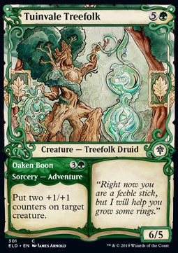 Tuinvale Treefolk // Oaken Boon - Throne of Eldraine: Extras (Common) [XELD-301] - JotaCards - Tu Tienda de TCG