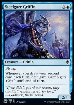 Steelgaze Griffin - Throne of Eldraine (Common) [ELD-65] - JotaCards - Tu Tienda de TCG