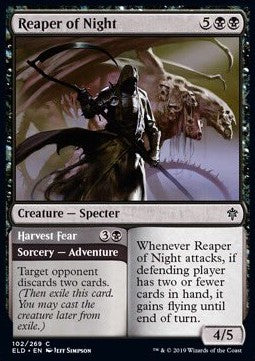 Reaper of Night // Harvest Fear - Throne of Eldraine (Common) [ELD-102] - JotaCards - Tu Tienda de TCG