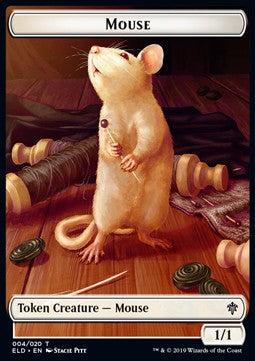 Mouse Token (White 1/1) - Throne of Eldraine: Extras (Token) [XELD-T04] - JotaCards - Tu Tienda de TCG