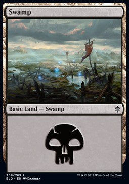 Swamp (V.2) - Throne of Eldraine (Land) [ELD-259] - JotaCards - Tu Tienda de TCG