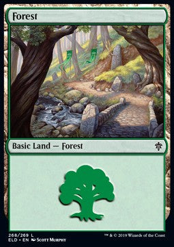 Forest (V.3) - Throne of Eldraine (Land) [ELD-268] - JotaCards - Tu Tienda de TCG