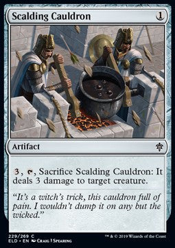 Scalding Cauldron - Throne of Eldraine (Common) [ELD-229] - JotaCards - Tu Tienda de TCG