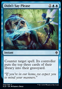 Didn't Say Please - Throne of Eldraine (Common) [ELD-42] - JotaCards - Tu Tienda de TCG