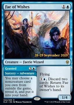 Fae of Wishes // Granted (V.1) - Throne of Eldraine: Promos (Rare) [PELD-44] - JotaCards - Tu Tienda de TCG