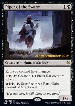 Piper of the Swarm (V.1) - Throne of Eldraine: Promos (Rare) [PELD-100] - JotaCards - Tu Tienda de TCG