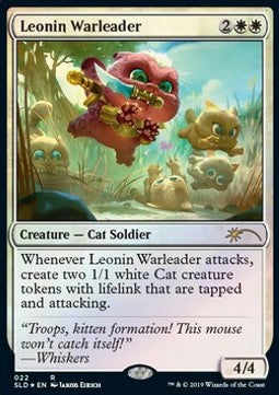 Leonin Warleader - Secret Lair Drop Series (Rare) [SLD-22] - JotaCards - Tu Tienda de TCG