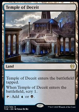 Temple of Deceit - Theros Beyond Death (Rare) [THB-245] - JotaCards - Tu Tienda de TCG