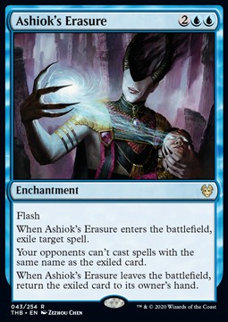 Ashiok's Erasure - Theros Beyond Death (Rare) [THB-43] - JotaCards - Tu Tienda de TCG