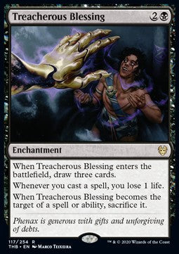 Treacherous Blessing - Theros Beyond Death (Rare) [THB-117] - JotaCards - Tu Tienda de TCG
