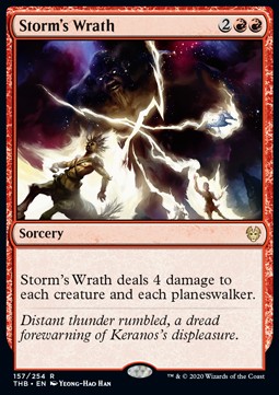 Storm's Wrath - Theros Beyond Death (Rare) [THB-157] - JotaCards - Tu Tienda de TCG