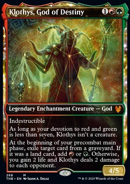 Klothys, God of Destiny - Theros Beyond Death: Extras (Mythic) [XTHB-268] - JotaCards - Tu Tienda de TCG