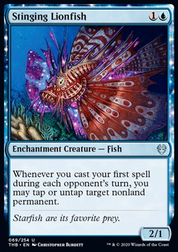 Stinging Lionfish - Theros Beyond Death (Uncommon) [THB-69] - JotaCards - Tu Tienda de TCG