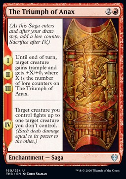 The Triumph of Anax - Theros Beyond Death (Uncommon) [THB-160] - JotaCards - Tu Tienda de TCG