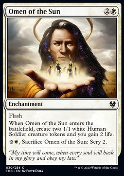 Omen of the Sun - Theros Beyond Death (Common) [THB-30] - JotaCards - Tu Tienda de TCG
